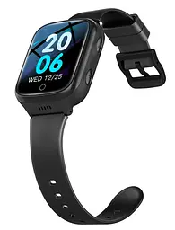 Дитячий смарт годинник Lemfo K7L з сім картою, GPS трекером, 4G LTE, пульсометром, термометром, датчиком зняття з руки, крокоміром та прослуховуванням Чорний - мініатюра 7
