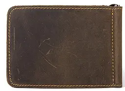 Шкіряний затиск для купюр Vintage 11,5х8 см acs0015853 - мініатюра 2