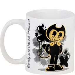 Кухоль GeekLand Bendy and the Ink Machine Бенді та чорнильна машина BM .02.10 330 мл білий - мініатюра 3