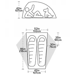 Намет Big Agnes Crag Lake SL2 (1054-021.0239) - мініатюра 3