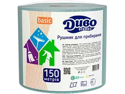 Рушник паперовий Диво 1рул Бізнес Basic Зелений 1