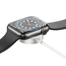 БЗП Hoco CW39 Wireless charger for iWatch (USB) White - мініатюра 3