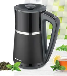 Електрочайник Heinner HEK-D22002WBK 1.7 л чорний - мініатюра 2