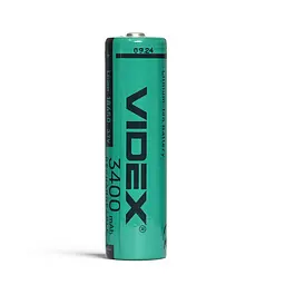 Акумулятор Videx літій-іонний 18650 (без захисту) 3400mAh bulk/1шт VIDEX (24448-000)