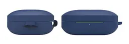 Чохол-накладка DK Silicone Candy Friendly із карабіном для OnePlus Buds Pro 2 (dark blue) - мініатюра 2
