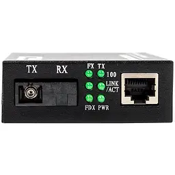 Медіаконвертер RCI 100M, 20km, SC, RJ45, Tx 1550nm, standart size metal case (RCI902W-FE-20-R) - мініатюра 2