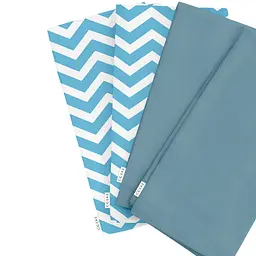 Серветки Cosas Skyey Zigzag & Azure 35х35 см 4 шт. (Set-4Serv_ZigLightBlue_RfSky_35)