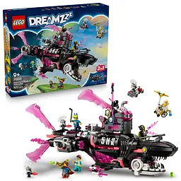 Конструктор LEGO DREAMZzz Страхітливий підводний човен «Акула» 1413 деталей (71500) - мініатюра 4