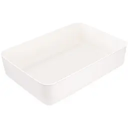 Ящик для зберігання МВМ My Home FH-12 L 360х257х80 мм білий (FH-12 L WHITE)