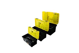 Комплект ящиків для інструментів переносних MasterTool 79-2001 12.5"х16"х19" у наборі 3 шт. жовті - мініатюра 4
