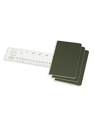 Записник Moleskine Cahier кишеньковий, Лінійка Зелений (CH011K15) - мініатюра 2