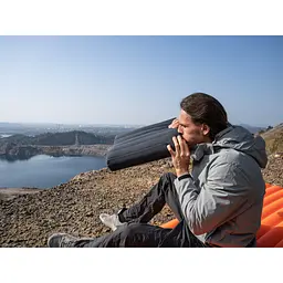 Надувна подушка Flextail Zero Pillow SE сіра - анатомічна - мініатюра 4