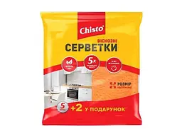 Серветки віскозні CHISTO 7шт