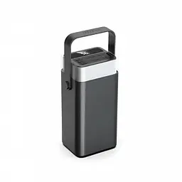 Зовнішній акумулятор Power Bank LENYES PX492D, 40000 мА·год, швидка зарядка PD 22.5W, RGB підсвітка, чорний