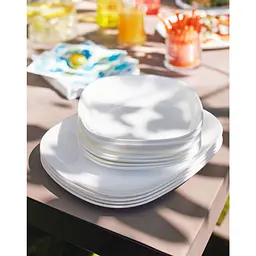 Тарілка обідня Luminarc Sweet Line 28 см White (X0511) - мініатюра 2