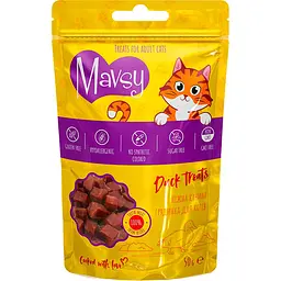 Ласощі для котів Mavsy Duck Treats з ніжної качиної грудинки 50 г