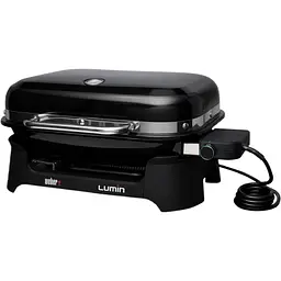 Гриль електричний Weber Lumin Compact 1000 з підставкою чорний (91010879)