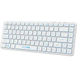 Клавіатура OfficePro бездротова біла (SK790W) - мініатюра 5