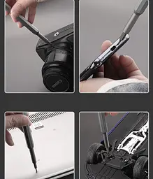 Набір магнітних прецизійних викруток Kit Bits Hammer 25 в 1 для точних робіт, дрібного ремонту в кейсі - мініатюра 9