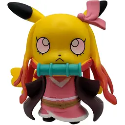 Фігурка Незуко Камадо Пікачу Клинок, що розсікає демонів Pikachu Nezuko Demon Slayer 9 см Китай CH DS CKN 9
