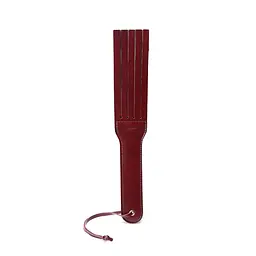 Шльопалка Liebe Seele Wine Red Spanking Paddle 34.5 см бордовий - мініатюра 5