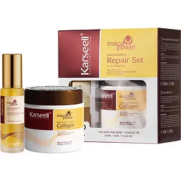 Набір для сухого та пошкодженого волосся Karseell Maca Power Essence Repair Set