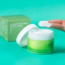 Крем для чутливої шкіри Центелла Daily Real Cica Cream Jigott 150 мл - мініатюра 2