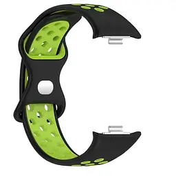 Ремінець DK CDK для Xiaomi Redmi Watch 5 Silicone Sport Band Nike (017600) (black / green) - мініатюра 2