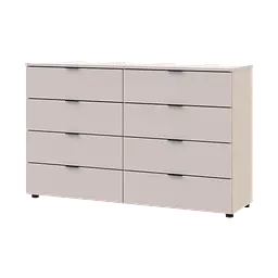 Комод Doros Рон 8 Кашемір 8 Шухлядок 130х38х81 (41516171) - мініатюра 2
