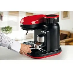 Рожкова кавоварка еспресо Ariete 1318 Espresso Moderna Red (1318/00) - мініатюра 6