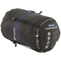 Спальний мішок Outwell Contour Lux Reversible/-3°C Deep Blue Right (230373) - мініатюра 3