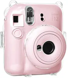 Набір камера Fujifilm Instax Mini 12, Фотопапір 20шт, Прозорий чохол, Фотоальбом 64 фото Рожевий - мініатюра 5