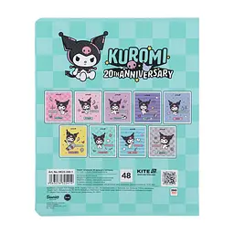 Зошит Kite предметний Kuromi 48 аркуші, клітинка, геометрія (HK25-240-1) - мініатюра 7