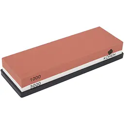 Камінь для заточування ножів Kohen 18×6.8×3 см 1000/3000 (KN92019)