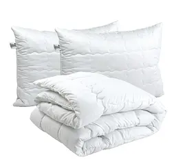 Набір Руно ковдра 172х205 + 2 подушки 50х70 "Warm Silver" 172.52_Warm Silver