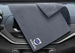 Флісовий рушник для авто з логотипом Volvo 30х30 см