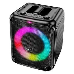 Портативна акустика Hoco DS59 Frequency portable BT speaker 40W караоке + 1 бездротовий мікрофон - мініатюра 4