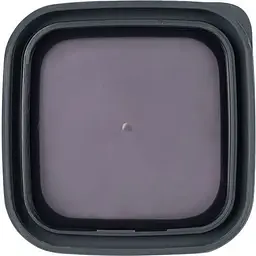 Контейнер для сипучих продуктів Violet House 0.5 л чорний (0309 Transparent Black) - мініатюра 4