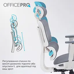 Офісне крісло OfficePro Skyline OC680-W-DG-DG (OC680-W-DG-DG) - мініатюра 10