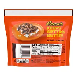 Цукерки Reese's Milk Chocolate Peanut Butter Stuffed With Peanuts Crunchy Miniature Cups 272 г - мініатюра 4