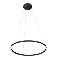 Світильник підвісний KLOODI CIRCLE3528 D700 80W 4К BK