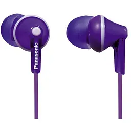 Навушники Panasonic RP-HJE125E-V, фіолетовий, Mini jack (3.5 мм), вакуумні, кабель 1.1 м