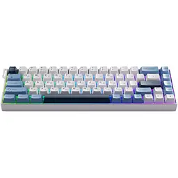 Клавіатура Ajazz AK680 V2 Ice Island Magnetic Switch Blue/White (AK680-V2-I-GB) [175690] - мініатюра 2
