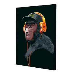 Комплект картин за номерами Riviera Blanca Gangster Monkey (ITR-099) 3 шт в наборі