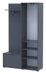 Передпокій Doros Дора Графіт 113,5х40х192 (44900219) - мініатюра 4