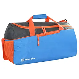 Сумка дорожня Semi Line 38 Blue/Grey/Orange (BSL146), Синій