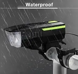 Вело фара з заднім ліхтарем мигалкою RB-B16 велосипедний ліхтар з кріпленням на батарейках - мініатюра 2