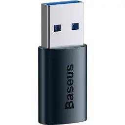 Перехідник USB 3.1 M to USB-C F blue Baseus (ZJJQ000103) - мініатюра 2