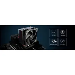 Кулер для процесора Arctic Freezer 8A SAM5/SAM4 Black (ACFRE00161A) - мініатюра 7