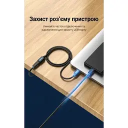 Дата кабель USB 3.0 AM/AF 3.0m black Vention (CBHBI) - мініатюра 9